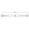 Apec Brake Hose HOS4285 thumbnail