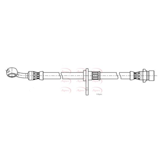 Apec Brake Hose HOS4445 - image 2