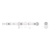 Apec Brake Hose HOS4489 thumbnail