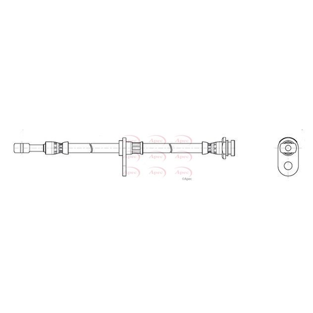 Apec Brake Hose HOS4490 - image 2