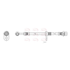 Apec Brake Hose HOS4491 thumbnail