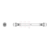Apec Brake Hose HOS4497 thumbnail