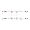 Apec Brake Hose HOS4505 thumbnail