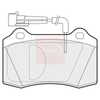 Apec Brake Pads Set PAD1007 thumbnail