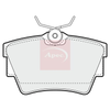 Apec Brake Pads Set PAD1089 thumbnail