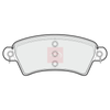 Apec Brake Pads Set PAD1107 thumbnail