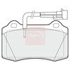 Apec Brake Pads Set PAD1150 thumbnail