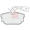 Apec Brake Pads Set PAD1158 thumbnail