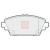 Apec Brake Pads Set PAD1170 thumbnail