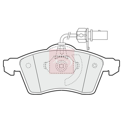 Apec Brake Pads Set PAD1182