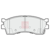 Apec Brake Pads Set PAD1188 thumbnail
