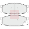 Apec Brake Pads Set PAD1192 thumbnail