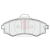 Apec Brake Pads Set PAD1203 thumbnail