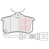 Apec Brake Pads Set PAD1220 thumbnail