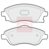 Apec Brake Pads Set PAD1221 thumbnail