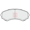 Apec Brake Pads Set PAD1244 thumbnail