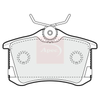 Apec Brake Pads Set PAD1249 thumbnail