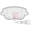 Apec Brake Pads Set PAD1252 thumbnail
