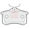 Apec Brake Pads Set PAD1256 thumbnail
