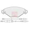 Apec Brake Pads Set PAD1259 thumbnail