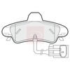 Apec Brake Pads Set PAD1291 thumbnail