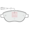 Apec Brake Pads Set PAD1293 thumbnail