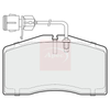 Apec Brake Pads Set PAD1296 thumbnail