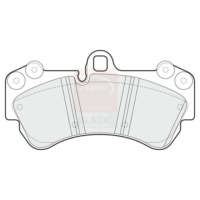 Apec Brake Pads Set PAD1314B - image 2