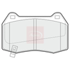 Apec Brake Pads Set PAD1368 thumbnail