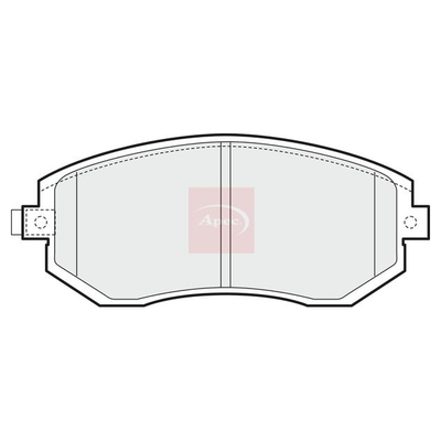 Apec Brake Pads Set PAD1454