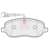 Apec Brake Pads Set PAD1500 thumbnail