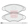 Apec Brake Pads Set PAD1505 thumbnail