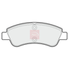 Apec Brake Pads Set PAD1546 thumbnail