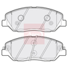 Apec Brake Pads Set PAD1564 thumbnail