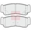 Apec Brake Pads Set PAD1568 thumbnail