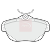 Apec Brake Pads Set PAD1594 thumbnail