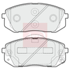 Apec Brake Pads Set PAD1617 thumbnail