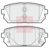 Apec Brake Pads Set PAD1618 thumbnail