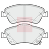 Apec Brake Pads Set PAD1641 thumbnail