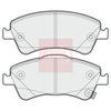 Apec Brake Pads Set PAD1646 thumbnail
