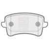 Apec Brake Pads Set PAD1655B thumbnail