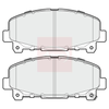Apec Brake Pads Set PAD1693 thumbnail