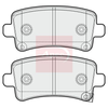 Apec Brake Pads Set PAD1697 thumbnail