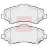 Apec Brake Pads Set PAD1700 thumbnail