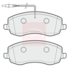 Apec Brake Pads Set PAD1717 thumbnail