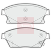 Apec Brake Pads Set PAD1772 thumbnail