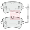 Apec Brake Pads Set PAD1778 thumbnail
