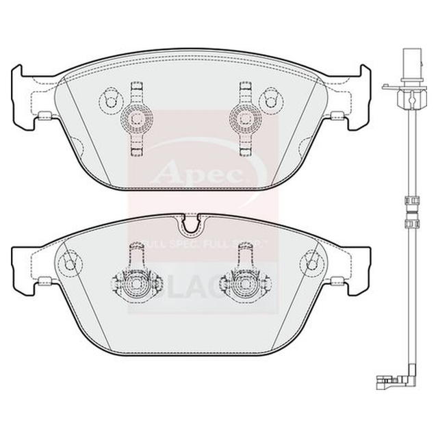 Apec Brake Pads Set PAD1785B - image 2