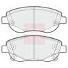 Apec Brake Pads Set PAD1788 thumbnail