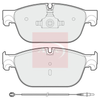 Apec Brake Pads Set PAD1809 thumbnail